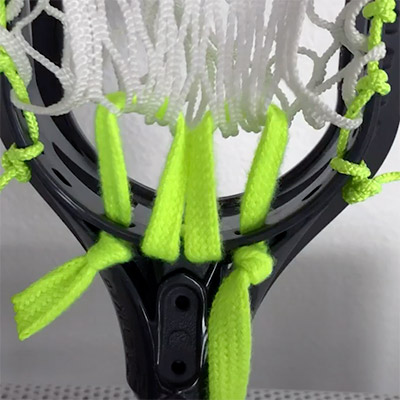 Bottom Knot Completion for Lacrosse Stick Head