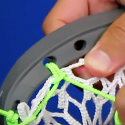 How to string a lacrosse head
